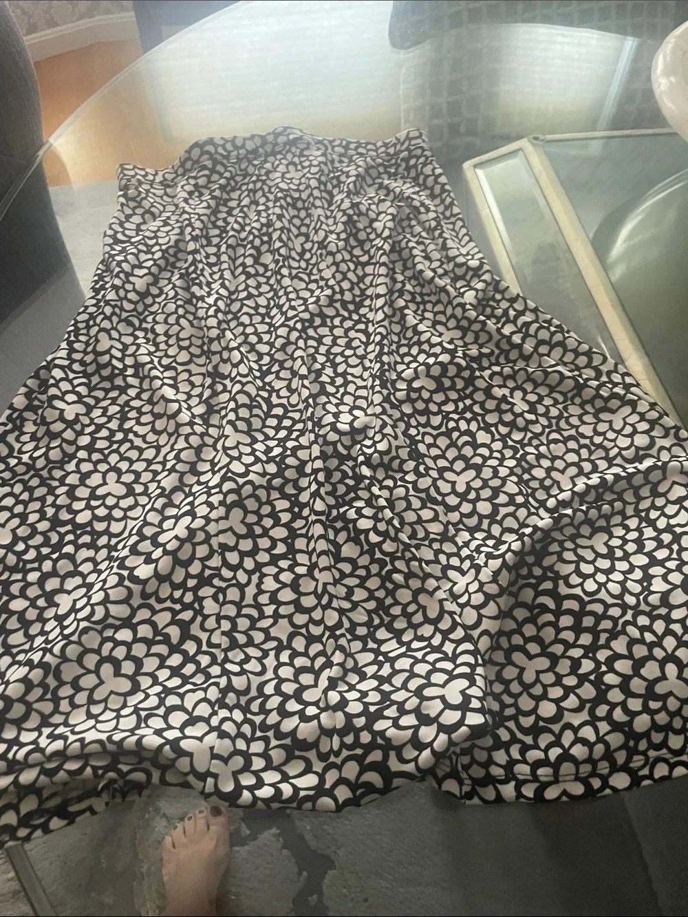 Talbots Black and White Patterned Kids Bottoms
